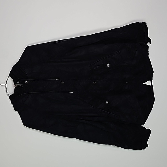 American Eagle small black hooded zip up jacket - Picture 1 of 6